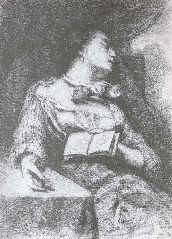Gustave Courbet Sleeping woman oil painting picture